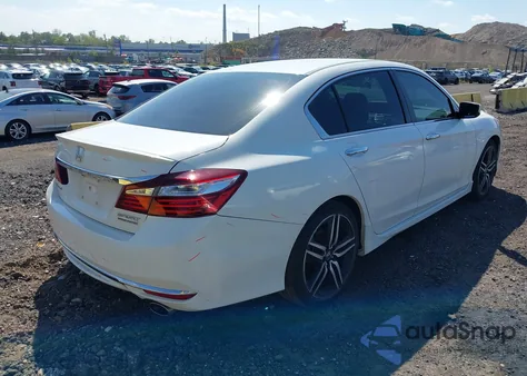 2017 Honda Accord Sport Se z USA, uszkodzony, nr VIN 1HGCR2F14HA294587